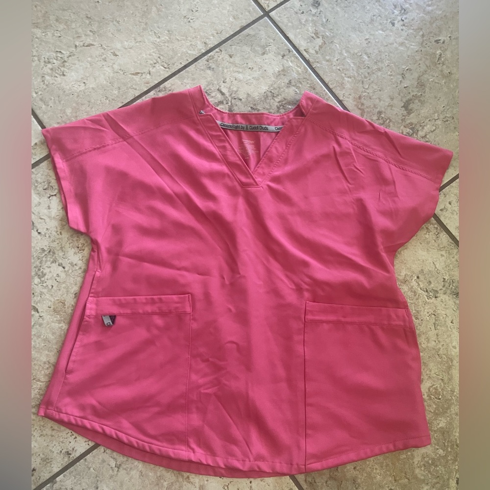 Pink scrub set